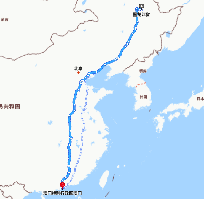 黑龙江-澳门