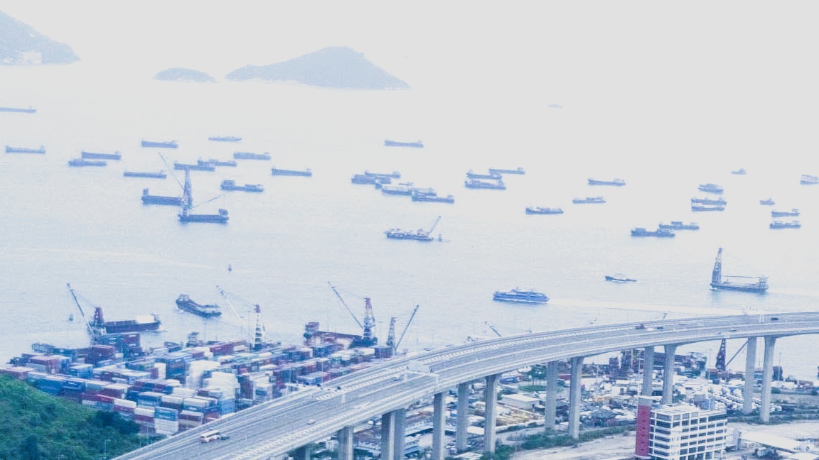 香港国际货柜码头中转出口