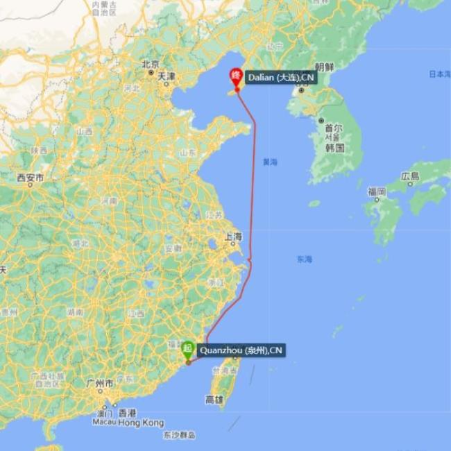 泉州-大连