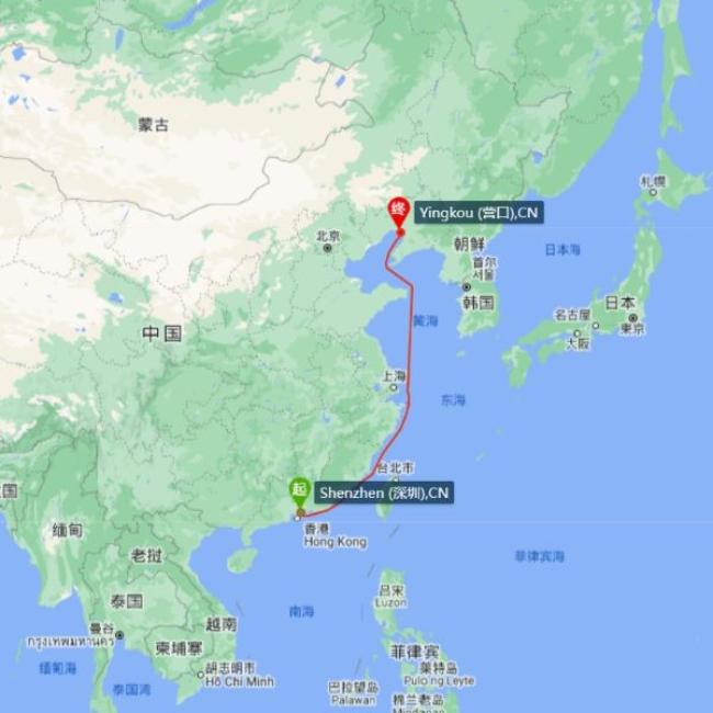 深圳-营口