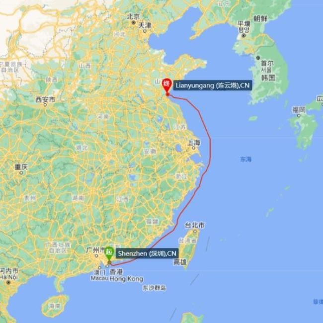 深圳-连云港