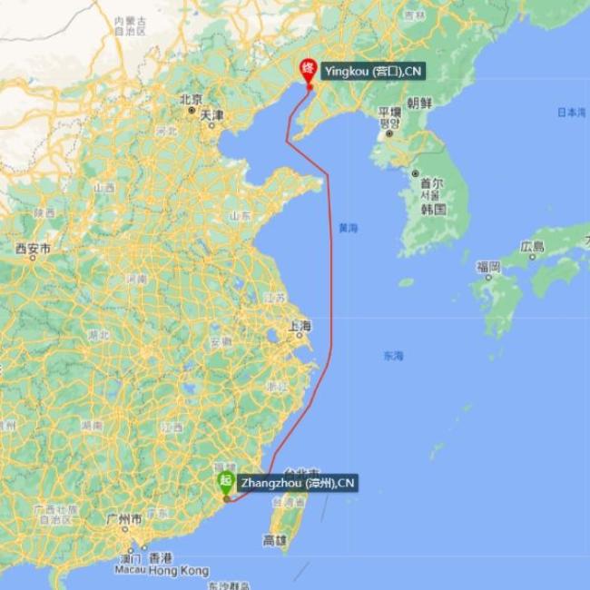 漳州-营口