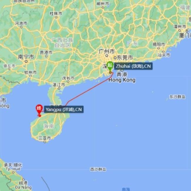 珠海-洋浦