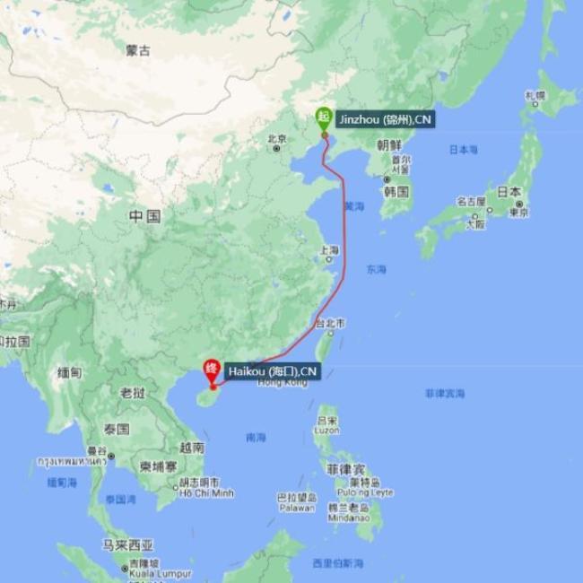 锦州-海口