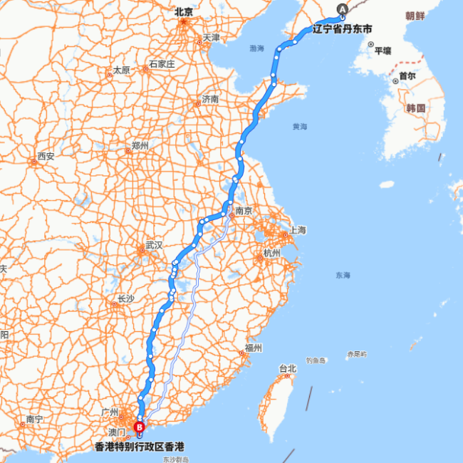 丹东-香港