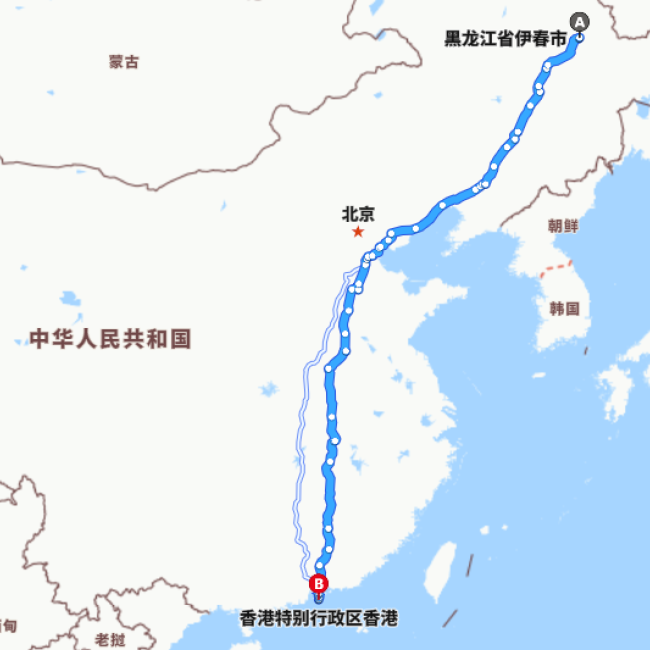 伊春-香港