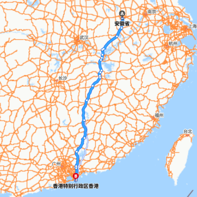 安徽-香港