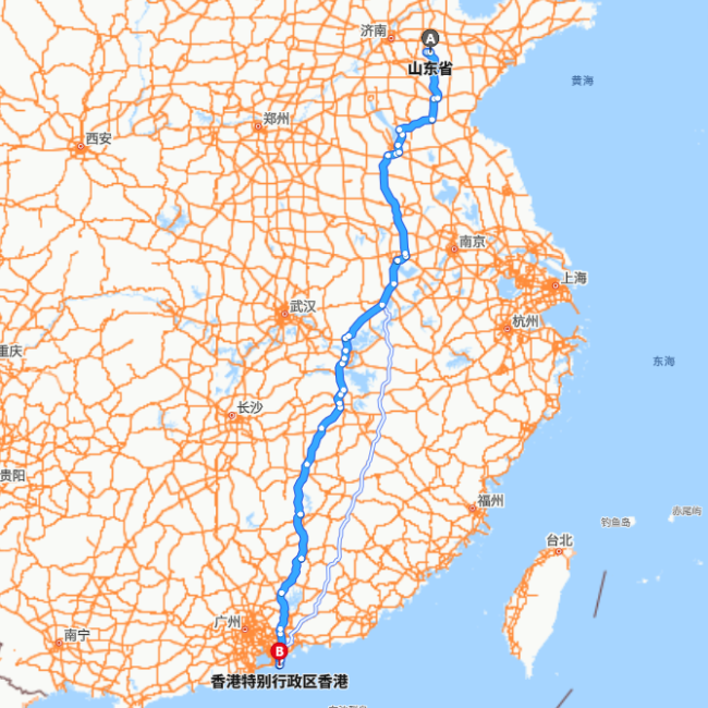 山东-香港