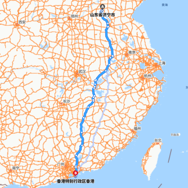 济宁-香港