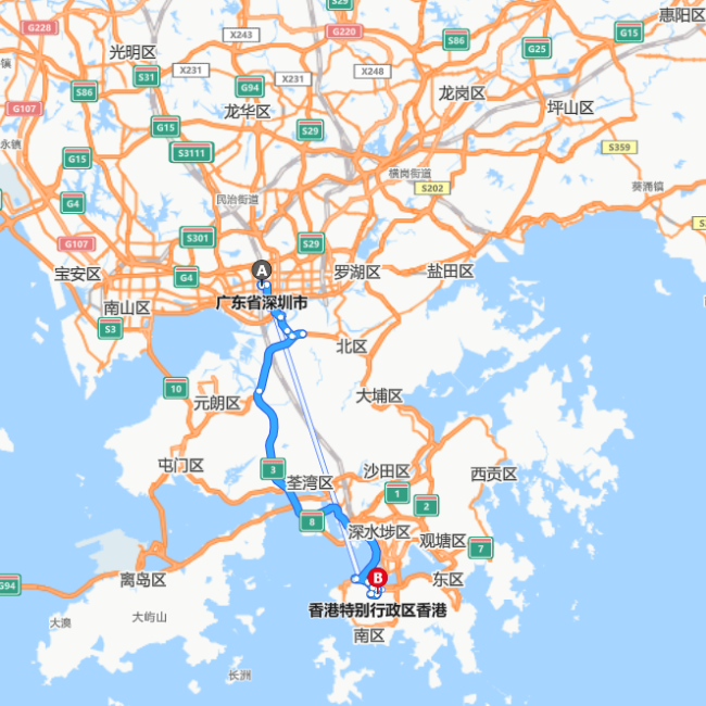 深圳-香港