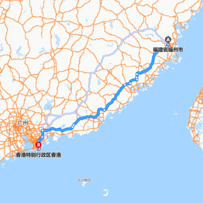 福州-香港