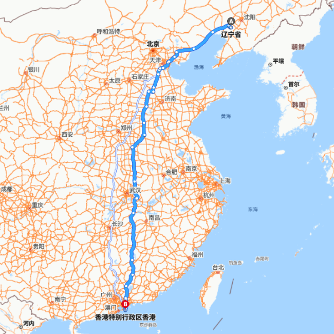 辽宁-香港