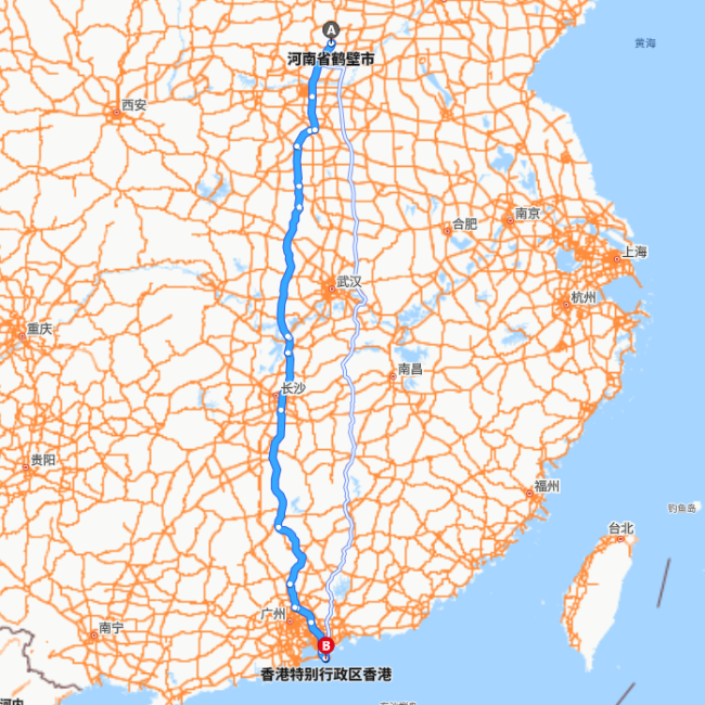 鹤壁-香港