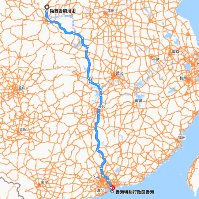 铜川-香港